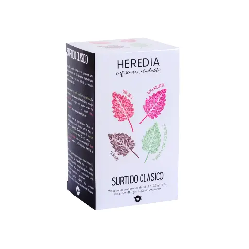 [HERED016] Heredia - Te Surtido Linea Clasica (20 saquitos)