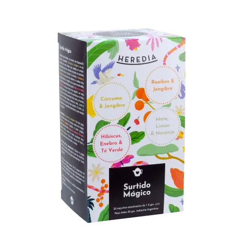 [HERED018] Heredia - Te Surtido Magico (20 saquitos)