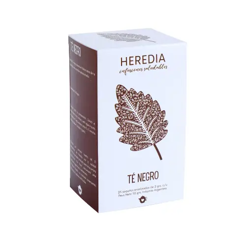 [HERED027] Heredia - Té negro (25 saquitos)