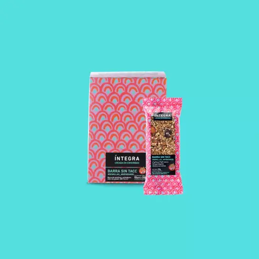 [INTEG021] Integra - Barritas de cereal de semillas y arandanos (pack por 10 unidades)