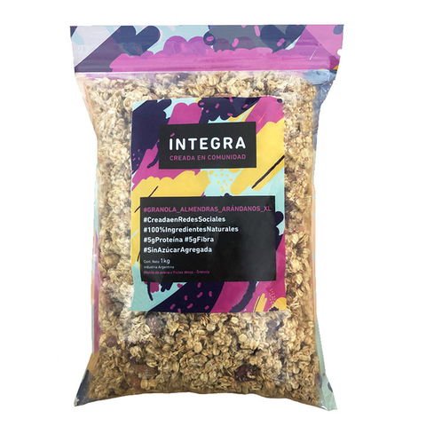 [INTEG043] Integra - Granola almendras, caju y arandanos (1Kg)