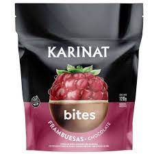[KARIN008] Karinat - Bites frambuesas bañadas en chocolate (120gr)