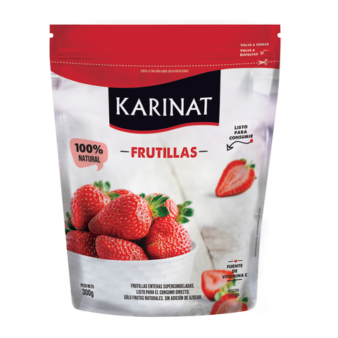 [KARIN013] Karinat - Frutas congeladas frutillas (300gr)
