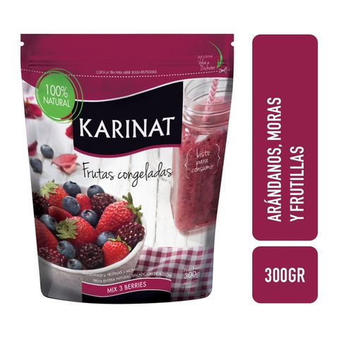 [KARIN015] Karinat - Frutas congeladas mix 3 berries (300gr)