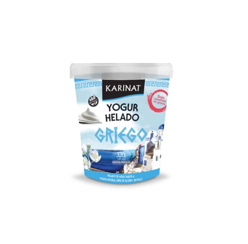 [KARIN033] Karinat - Yogurt helado griego (320gr)