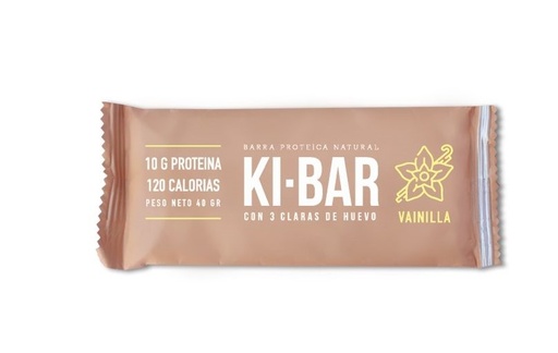 [KIBAR006] Kibar - Barrita proteica sabor vainilla natural y maca peruana (40gr)
