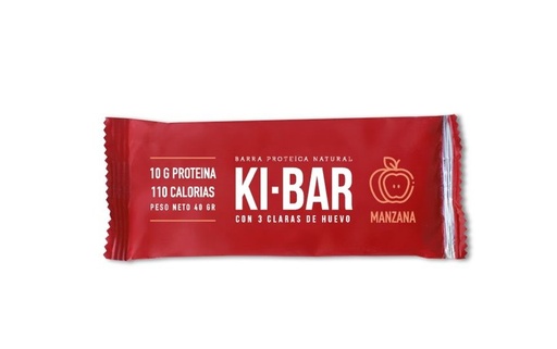 [KIBAR011] Kibar - Barritas proteicas sabor manzana y algarroba