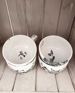 Koken - Bowl chico cerámica con motivo botánico