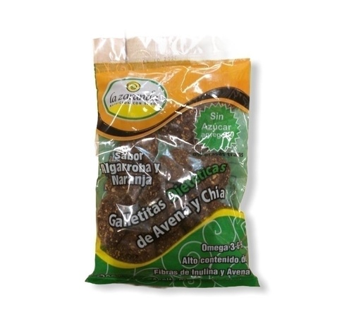 [LAZAR002] La Zaranda - Galletitas con azúcar de algarroba y naranja (200gr)