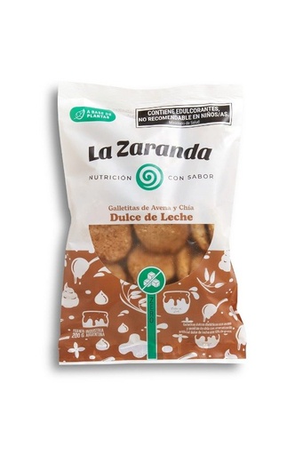 [LAZAR008] La Zaranda - Galletitas sin azúcar de dulce de leche (200gr)