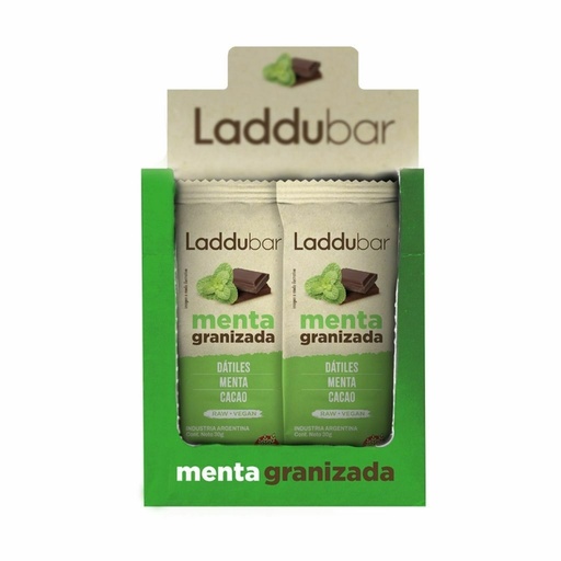 [LADDU017] Laddubar - Barrita de menta granizada (caja x 12 unidades)