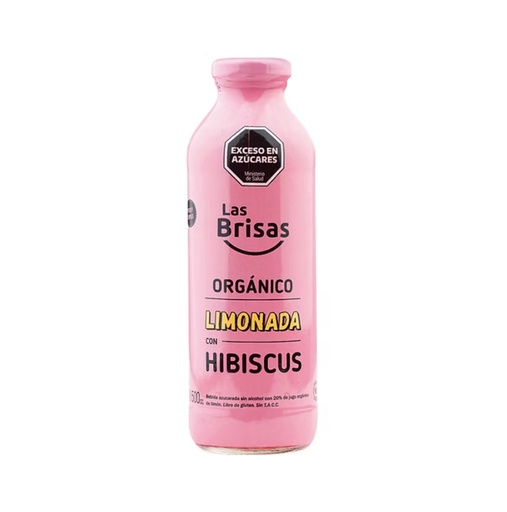 [LASBR026] Las Brisas - Limonada con Hibiscus envase de vidrio 500 ml