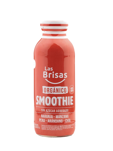 [LASBR047] Las Brisas - Smoothies Naranja, Manzana, Pera, Arándano y Chia 330 ml
