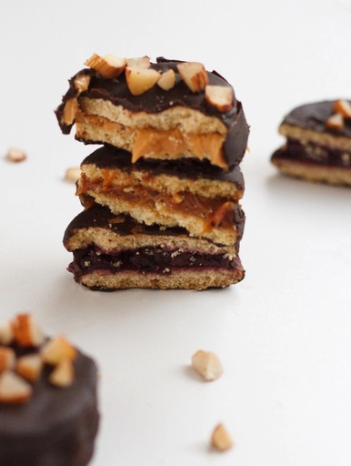 [MAMIK003] Mami Keto - Alfajor relleno mantequilla de maní (2 unidades)