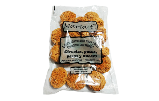 [MARIA002] Maria E - Galletitas Ciruelas, Pasas, Peras y Nueces 215 gr