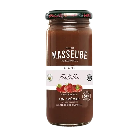 [MASSE012] Masseube - Mermelada light de frutilla (260gr)