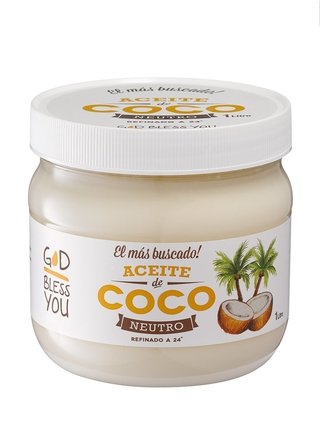 God Bless You - Aceite de coco neutro (1000ml)