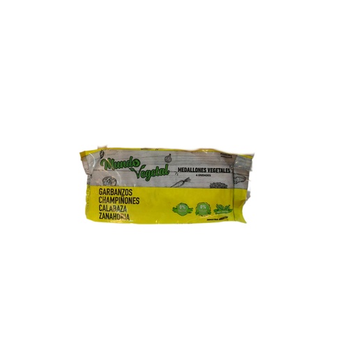 [MUNDO005] Mundo Vegetal - Medallones de garbanzos (Pack 4 unidades - 400 gr)