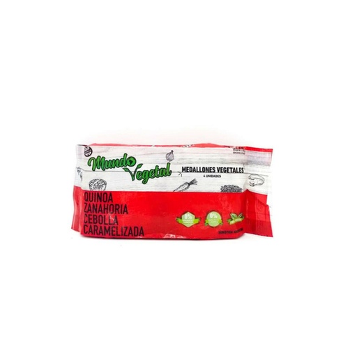 [MUNDO006] Mundo Vegetal - Medallones de quinoa (Pack 4 unidades - 400gr)