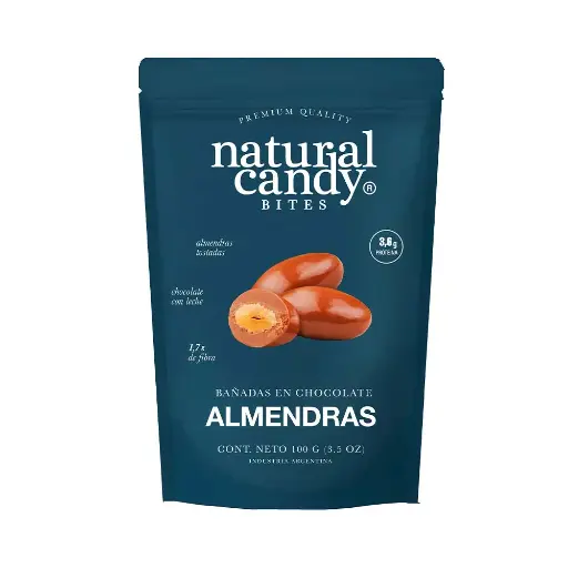 Natural Candy - Almendras con chocolate con leche (100gr)