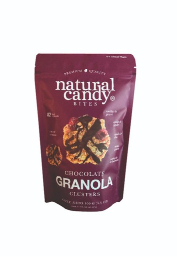 [NATUR019] Natural Candy - Clusters chocolate granola (100gr)