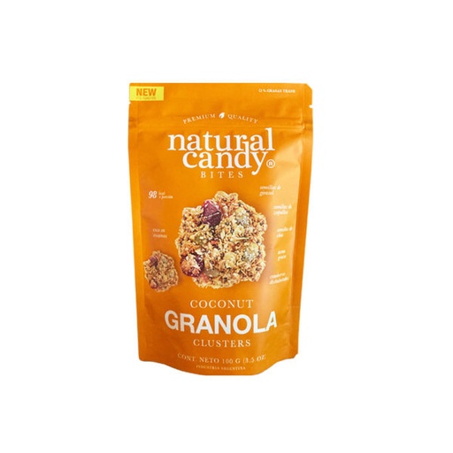 [NANDY014] Natural Candy - Clusters coconut granola (100gr)