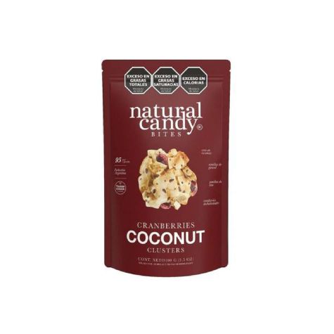 [NANDY010] Natural Candy - Clusters Cranberries Coconut (100gr)