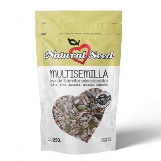 [NSEED008] Natural Seed - Multisemilla (Mix 5 Semillas Enteras) 250 gr