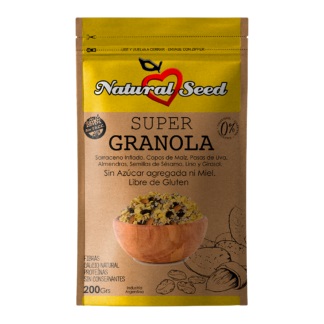 [NSEED019] Natural Seed - Súper Granola Con Semillas 250 gr)