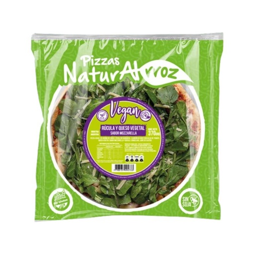 [NRROZ006] Naturalrroz - Pizza vegana de rucula y Queso Vegetal 300gr