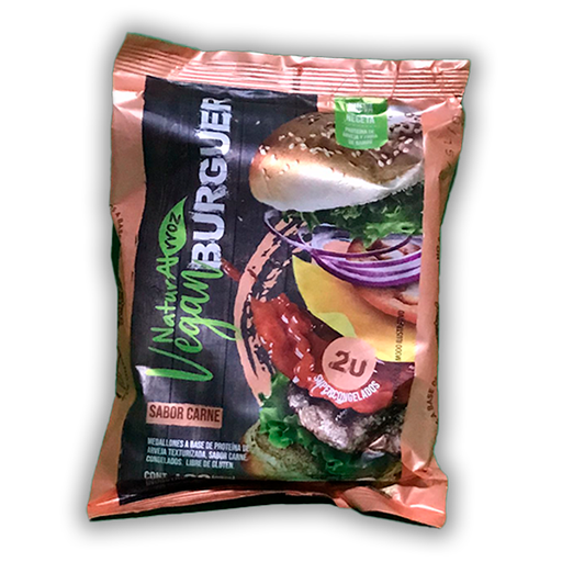 [NRROZ017] Naturalrroz - Vegan Burger sabor Carne (2 unidades) 190gr