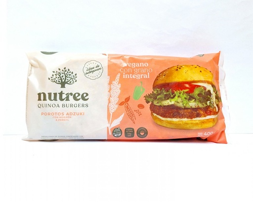 Nutree - Medallones Veganos Criolla(adzuki, morrón y perejil) 4 unidades 400gr