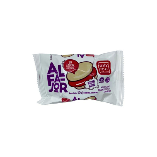 [NUTRI004] Nutri Raw - Alfajor relleno frutal sin azúcar (50gr)