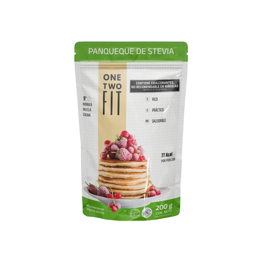 [ONETW008] One two fit - Premezcla pancakes con stevia (200gr)