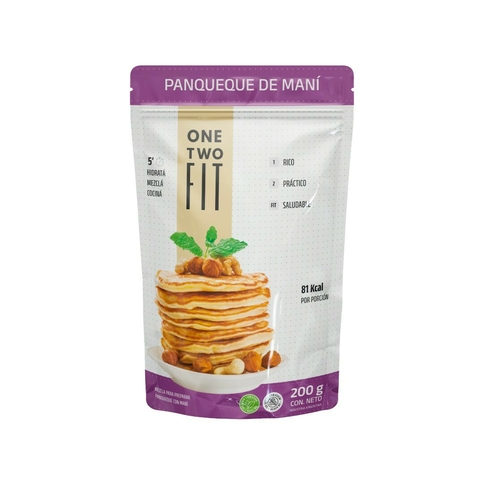 [ONETW010] One two fit - Premezcla pancakes sabor maní (200gr)