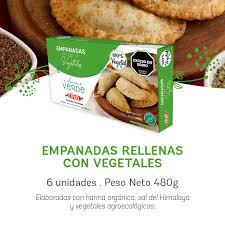 [ORALI010] Orali - Empanadas rellenas con vegetales (6 unidades - 480gr)