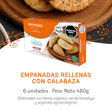 [ORALI011] Orali - Empanadas rellenas de calabaza (6 unidades - 480gr)