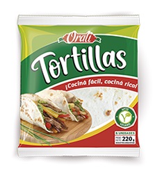 [ORALI045] Orali - Tortilla de trigo tradicional (6 unidades)