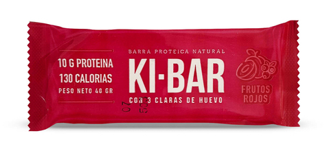 Kibar - Barrita proteica sabor Frutos Rojos (40gr)
