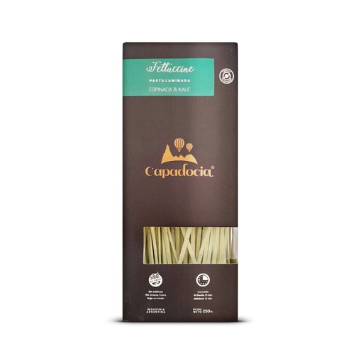 [CAPAD005] Capadocia - Pastas de espinaca y kale Fetuccini (250gr)
