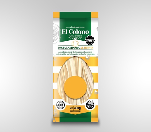 [ELCOL001] El colono - Pastas laminadas al huevo (300gr)