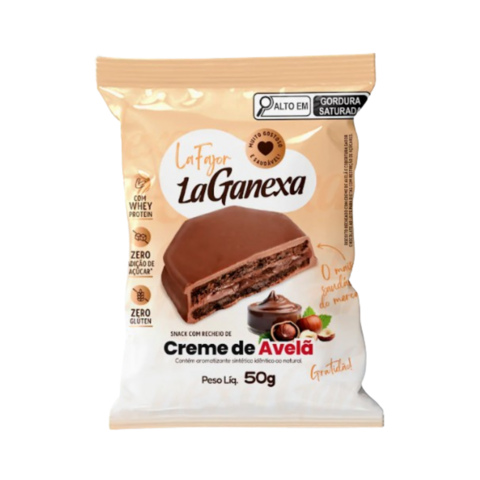 [LAGAN001] La Ganexa - Alfajor Proteina sabor Avellana x 50 gr