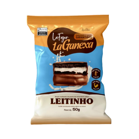 [LAGAN007] La Ganexa - Alfajor Proteina sabor Leitinho x 50 gr