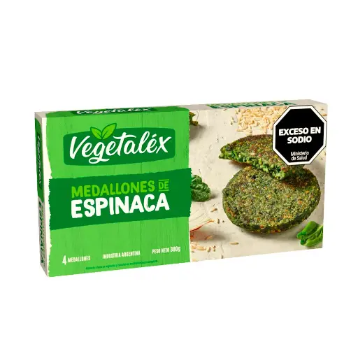Vegetalex - Medallones de Espinaca ( 300 gr)