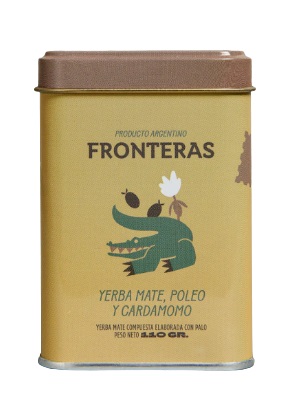 Fronteras - Yerba mate con poleo y cardamomo (lata x 100gr)