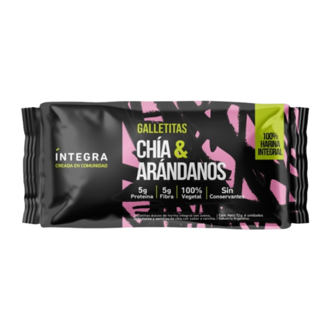 [INTEG035] Integra - Galletitas de Chía y Arándanos (72g)