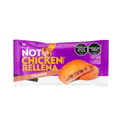 [THENO029] The Not Company - Not chicken burger rellena de Champis (Pack 2 unidades - 240 gr)