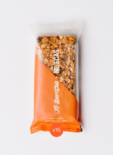 [MUECA003] Muecas - Barra Proteica SportClub (display 16 unidades de 45gr) 