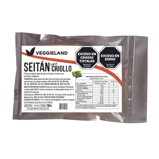 [VEGGI017] Veggieland - Seitan criollo (190gr)