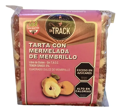 [ONTRA011] OnTrack - Cuadrado de Pasta Frola (display 12 unidades)